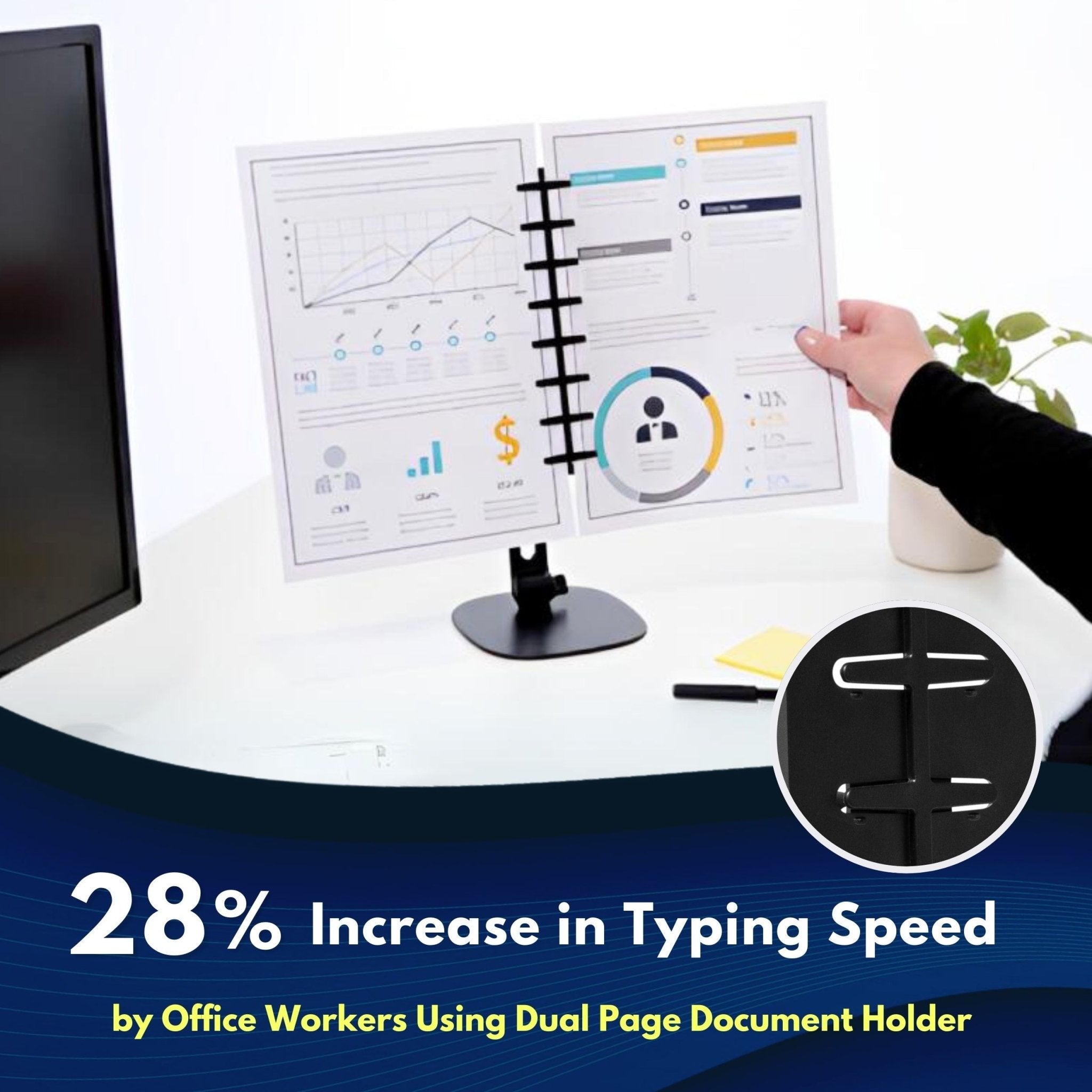 Note Tower Desktop Titan Paper Holder - NOTETOWER
