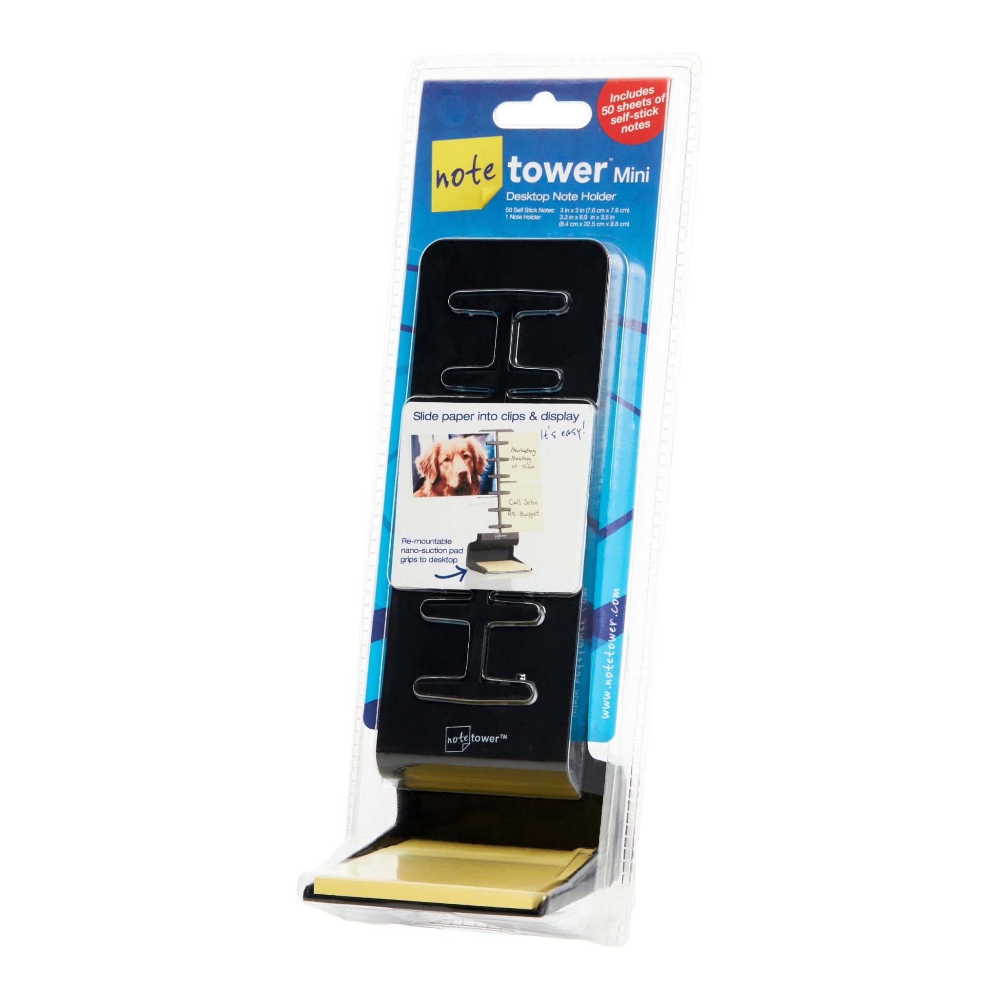 Note Tower Desktop Mini - Black - NOTETOWER LLC.