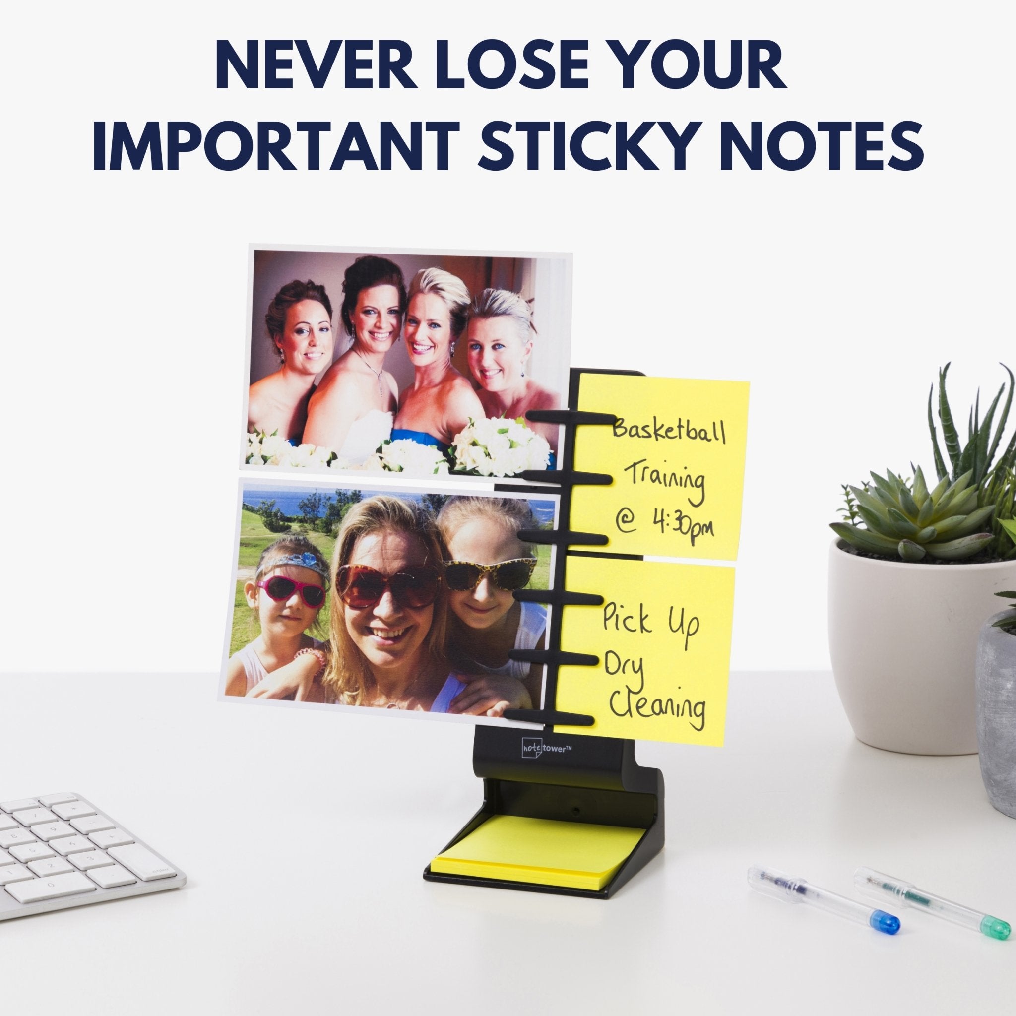Note Tower Desktop Mini - Black - NOTETOWER LLC.