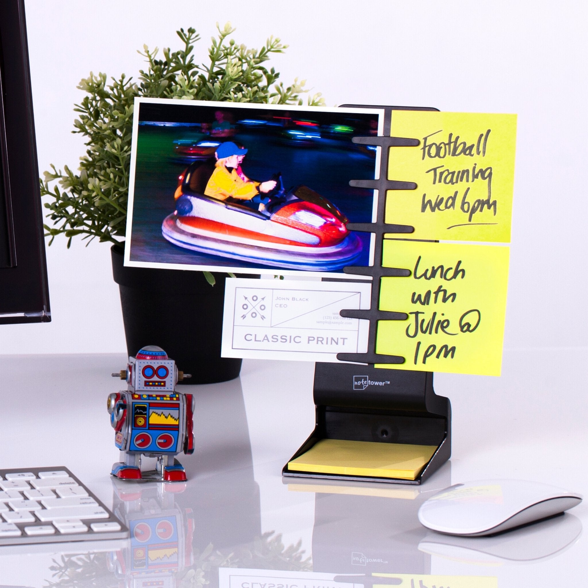 Note Tower Desktop Mini - Black - NOTETOWER LLC.