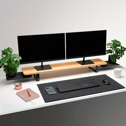 Note Tower Wood Desk Shelf - NOTETOWER