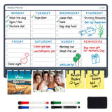 Note Tower 12" x 17" Magnet Combination Board - Weekly Planner - NOTETOWER LLC.