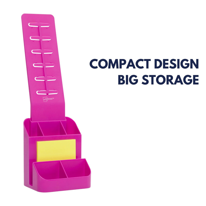 Note Tower Desktop Organizer - Pink - NOTETOWER LLC.