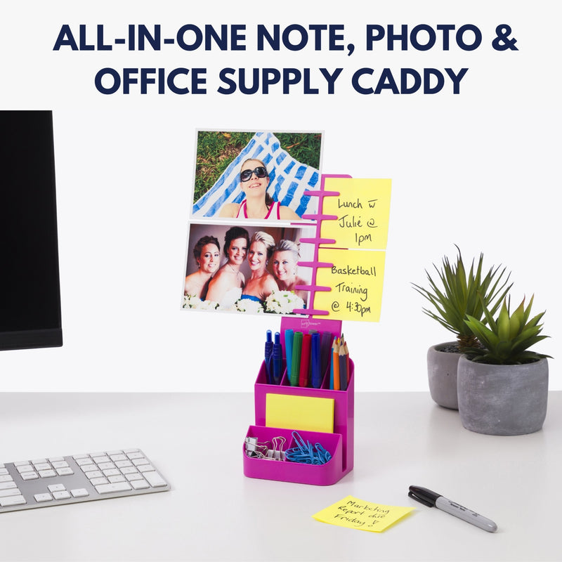 Note Tower Desktop Organizer - Pink - NOTETOWER LLC.