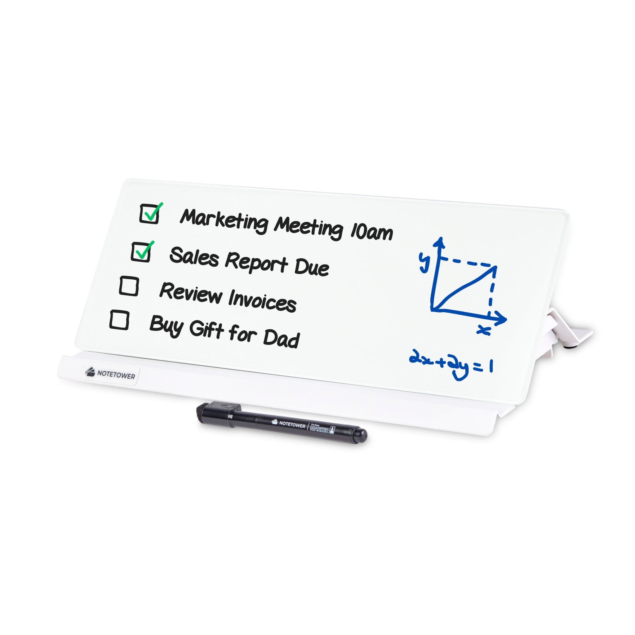 Note Tower Desktop Whiteboard - Glass – NOTETOWER