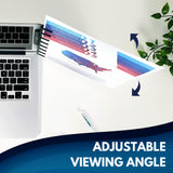 Note Tower Monitor Mount - Note & Copy Holder - Black - NOTETOWER LLC.