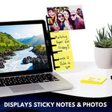 Note Tower Monitor Mount - Note & Copy Holder - Black - NOTETOWER LLC.