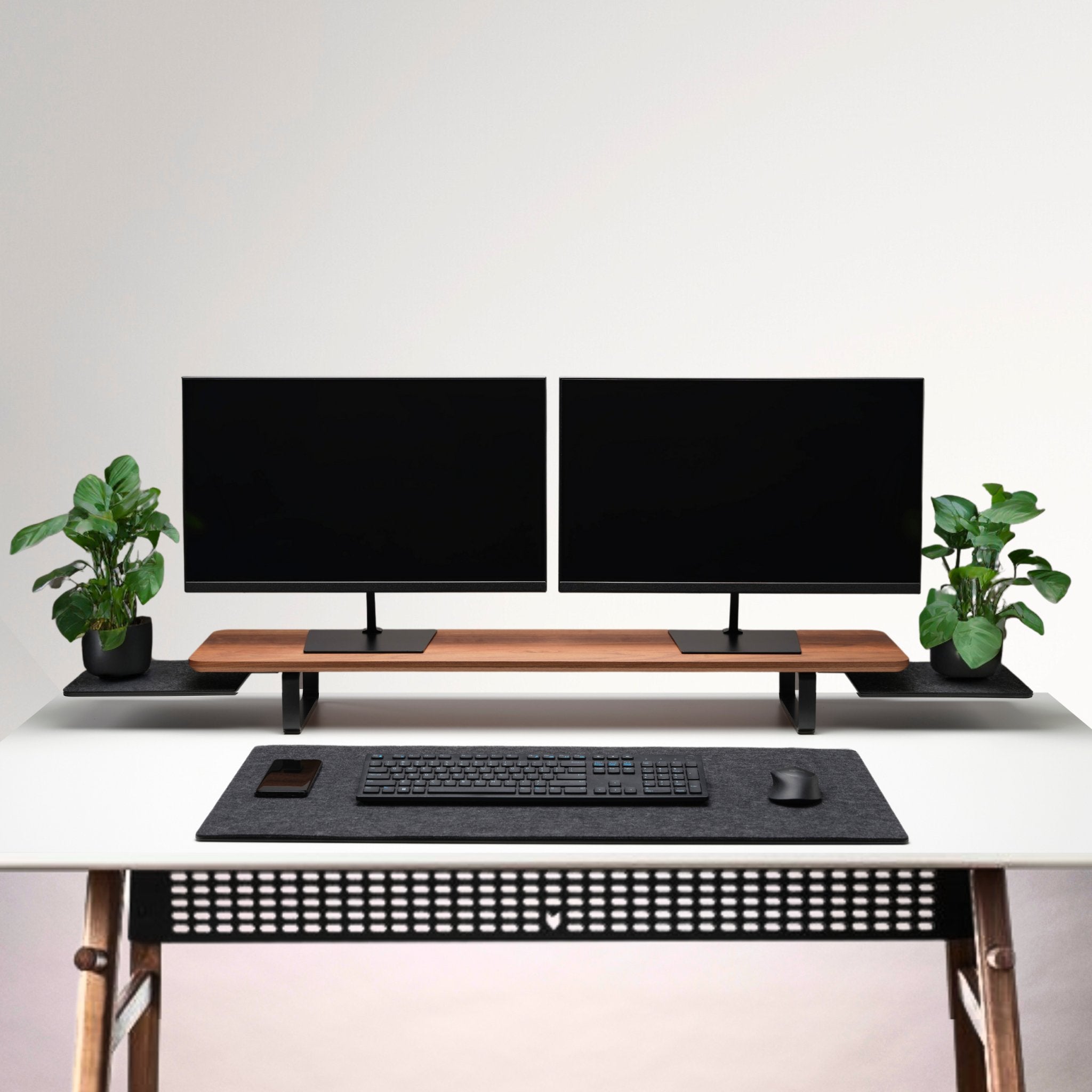 Desk Shelf & Laptop Stand - Walnut – ARTIFOX